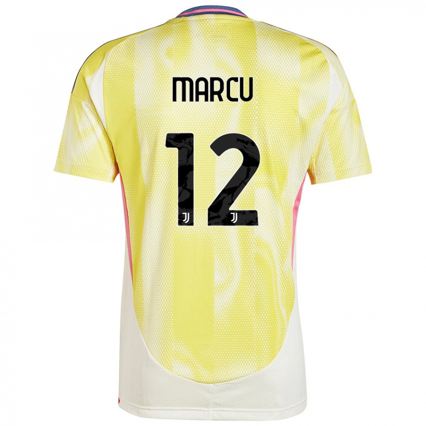 Niño Camiseta Alessio Marcu #12 Amarillo Solar 2ª Equipación 2024/25 La Camisa México