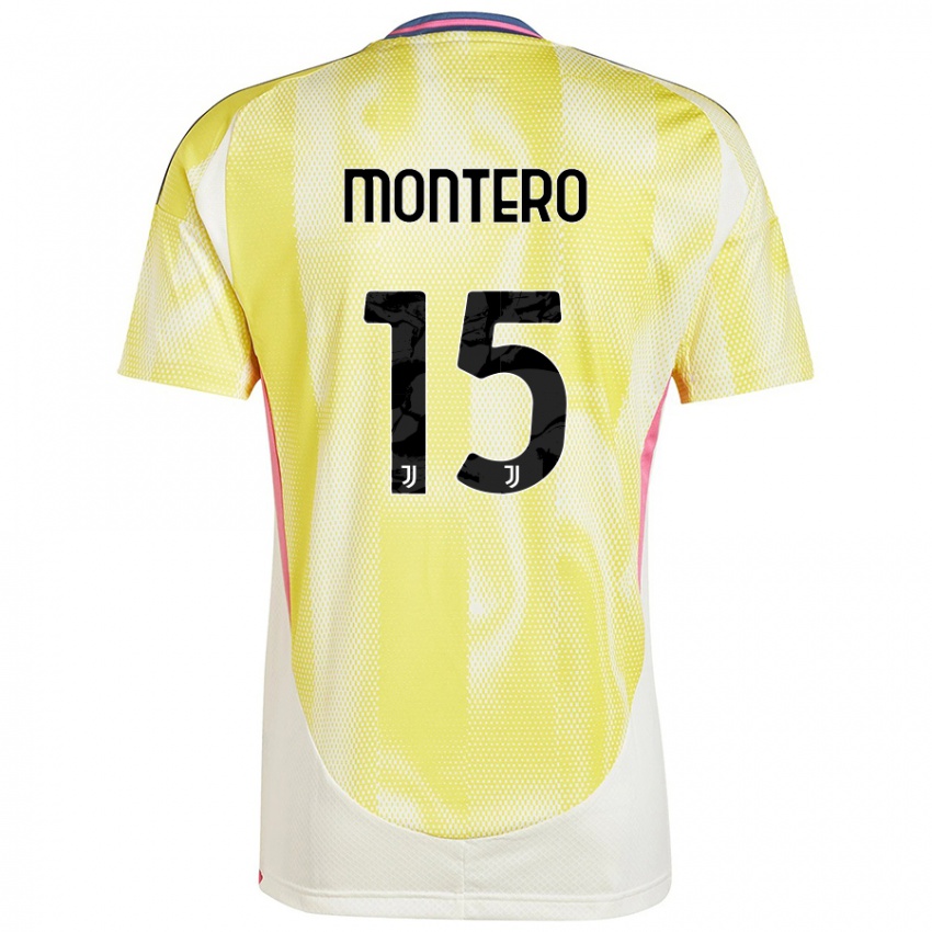 Niño Camiseta Alfonso Montero #15 Amarillo Solar 2ª Equipación 2024/25 La Camisa México