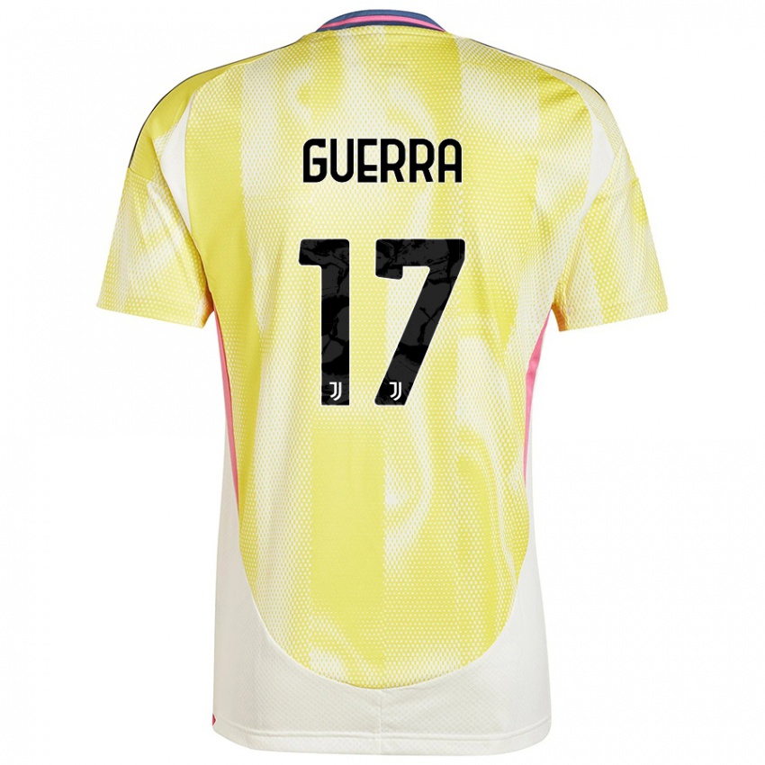 Niño Camiseta Simone Guerra #17 Amarillo Solar 2ª Equipación 2024/25 La Camisa México