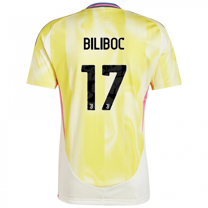 Niño Camiseta Lorenzo Biliboc #17 Amarillo Solar 2ª Equipación 2024/25 La Camisa México