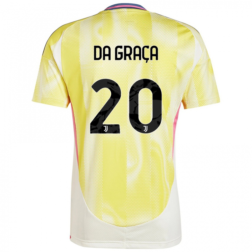 Niño Camiseta Cosimo Da Graça #20 Amarillo Solar 2ª Equipación 2024/25 La Camisa México