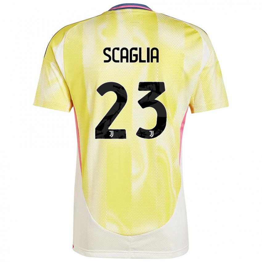 Niño Camiseta Filippo Scaglia #23 Amarillo Solar 2ª Equipación 2024/25 La Camisa México