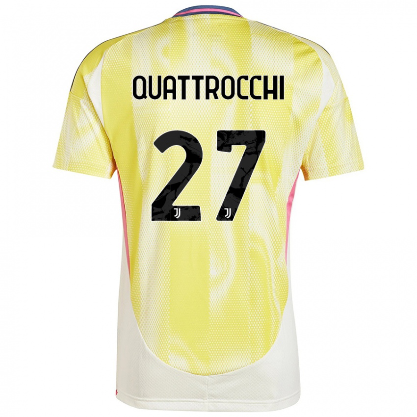 Niño Camiseta Juan Ignacio Quattrocchi #27 Amarillo Solar 2ª Equipación 2024/25 La Camisa México