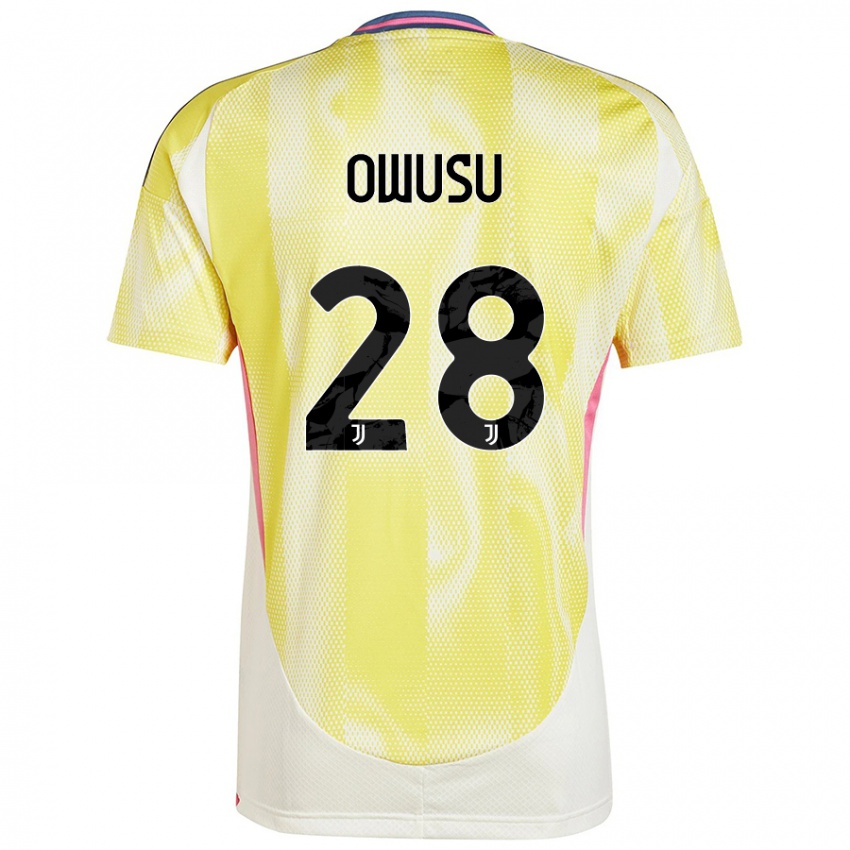 Niño Camiseta Augusto Owusu #28 Amarillo Solar 2ª Equipación 2024/25 La Camisa México