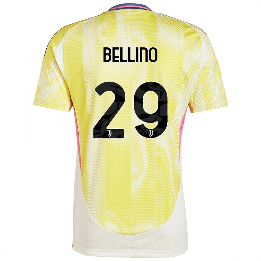 Niño Camiseta Filippo Bellino #29 Amarillo Solar 2ª Equipación 2024/25 La Camisa México