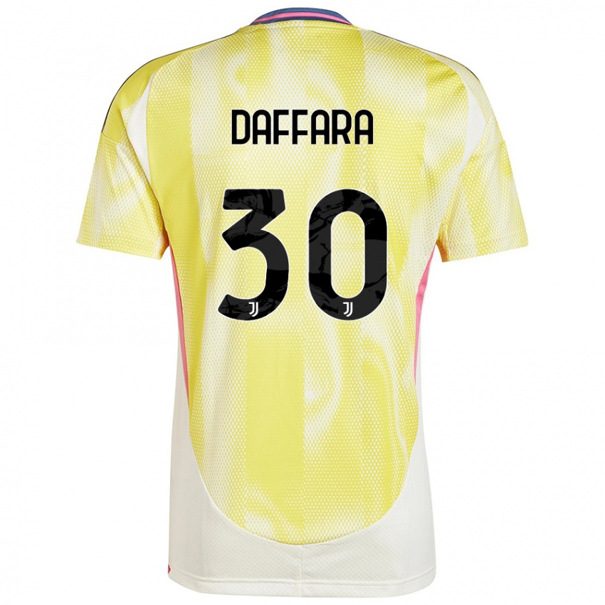 Niño Camiseta Giovanni Daffara #30 Amarillo Solar 2ª Equipación 2024/25 La Camisa México