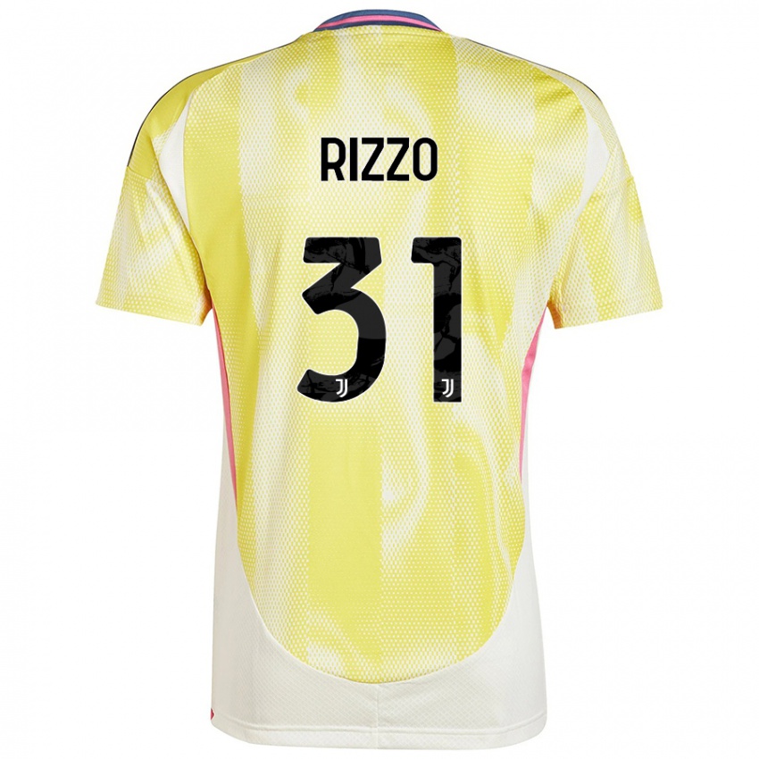 Niño Camiseta Niccolò Rizzo #31 Amarillo Solar 2ª Equipación 2024/25 La Camisa México