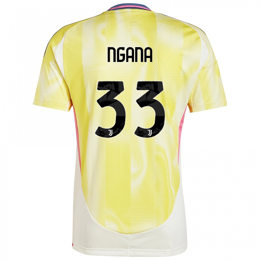 Niño Camiseta Valdes Ngana #33 Amarillo Solar 2ª Equipación 2024/25 La Camisa México