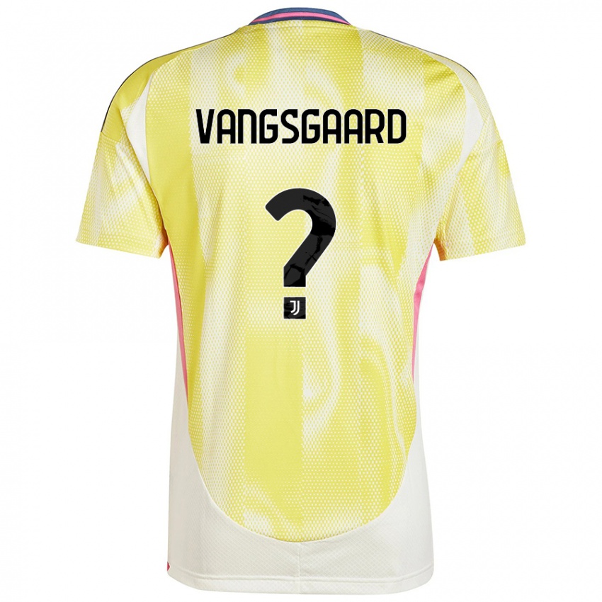 Niño Camiseta Amalie Vangsgaard #0 Amarillo Solar 2ª Equipación 2024/25 La Camisa México