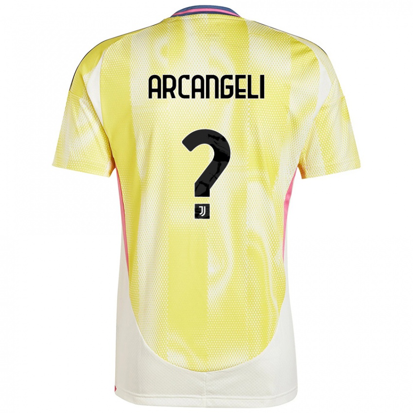 Niño Camiseta Nicole Arcangeli #0 Amarillo Solar 2ª Equipación 2024/25 La Camisa México