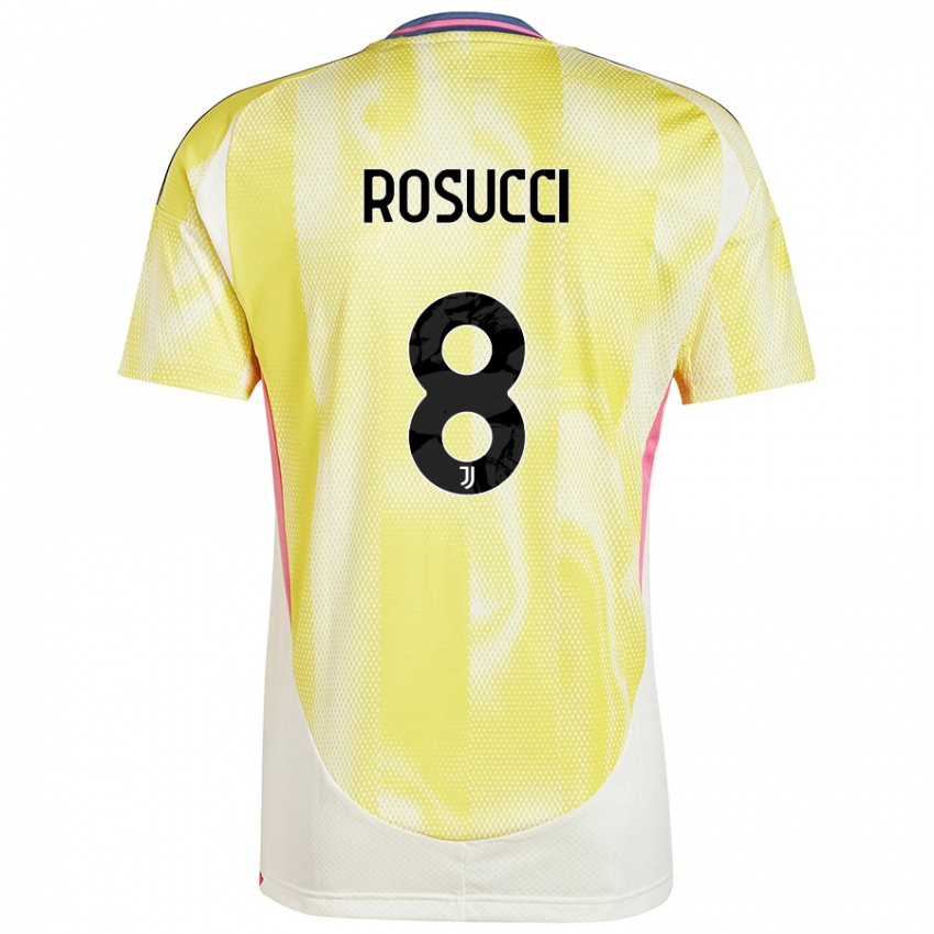 Niño Camiseta Martina Rosucci #8 Amarillo Solar 2ª Equipación 2024/25 La Camisa México