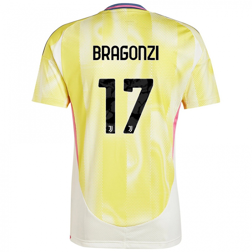 Niño Camiseta Asia Bragonzi #17 Amarillo Solar 2ª Equipación 2024/25 La Camisa México