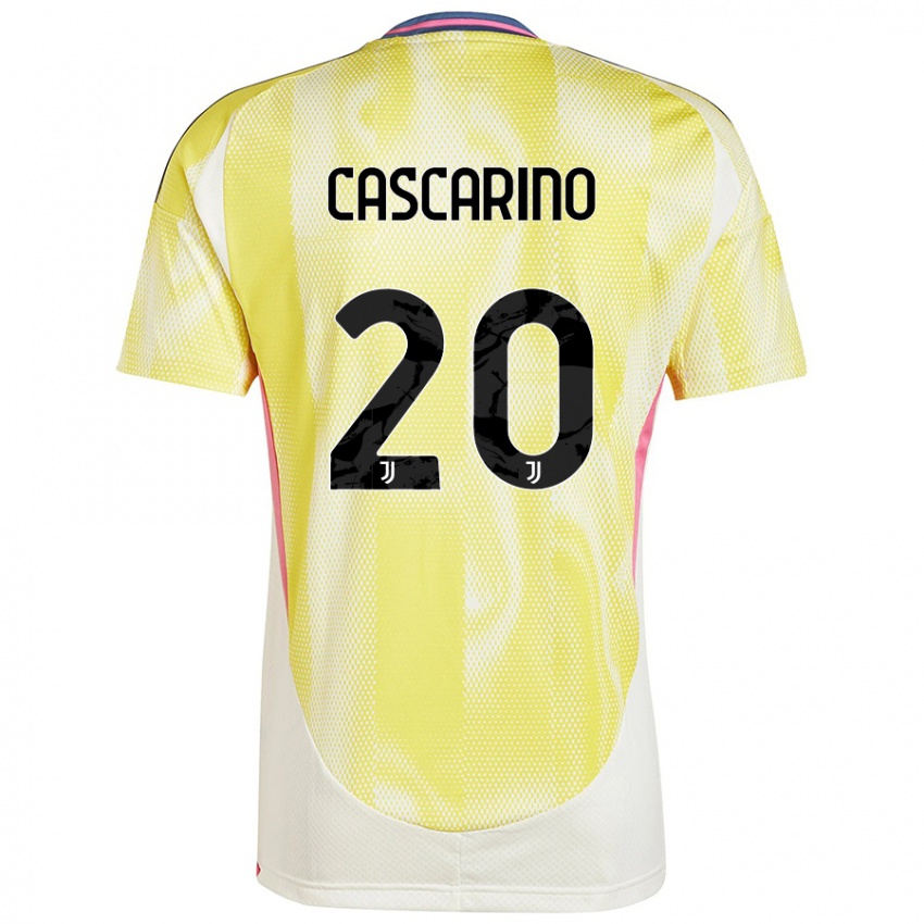 Niño Camiseta Estelle Cascarino #20 Amarillo Solar 2ª Equipación 2024/25 La Camisa México