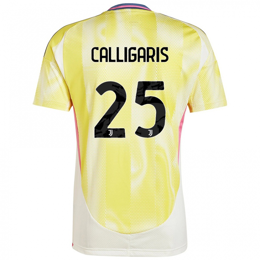 Niño Camiseta Viola Calligaris #25 Amarillo Solar 2ª Equipación 2024/25 La Camisa México