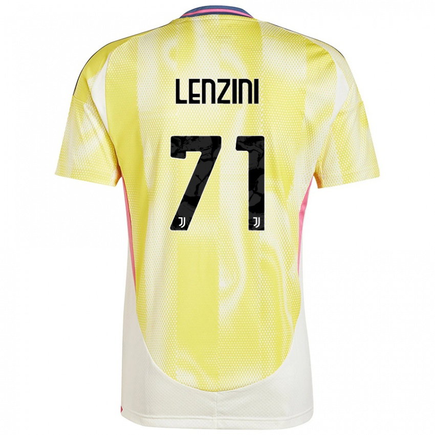 Niño Camiseta Martina Lenzini #71 Amarillo Solar 2ª Equipación 2024/25 La Camisa México