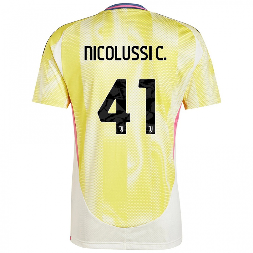 Niño Camiseta Hans Nicolussi Caviglia #41 Amarillo Solar 2ª Equipación 2024/25 La Camisa México