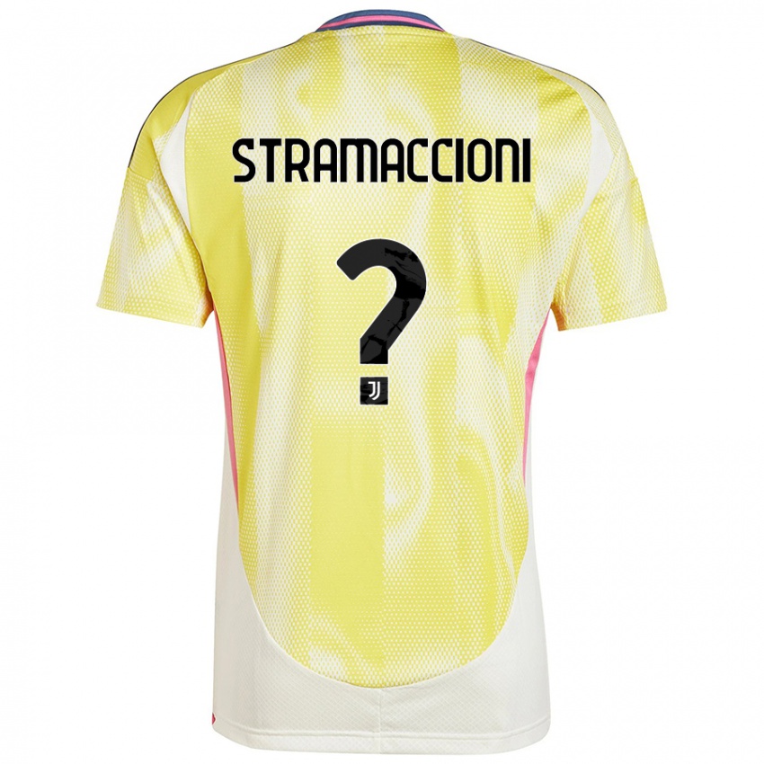 Niño Camiseta Diego Stramaccioni #0 Amarillo Solar 2ª Equipación 2024/25 La Camisa México