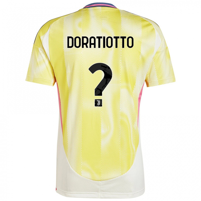 Niño Camiseta Giulio Doratiotto #0 Amarillo Solar 2ª Equipación 2024/25 La Camisa México