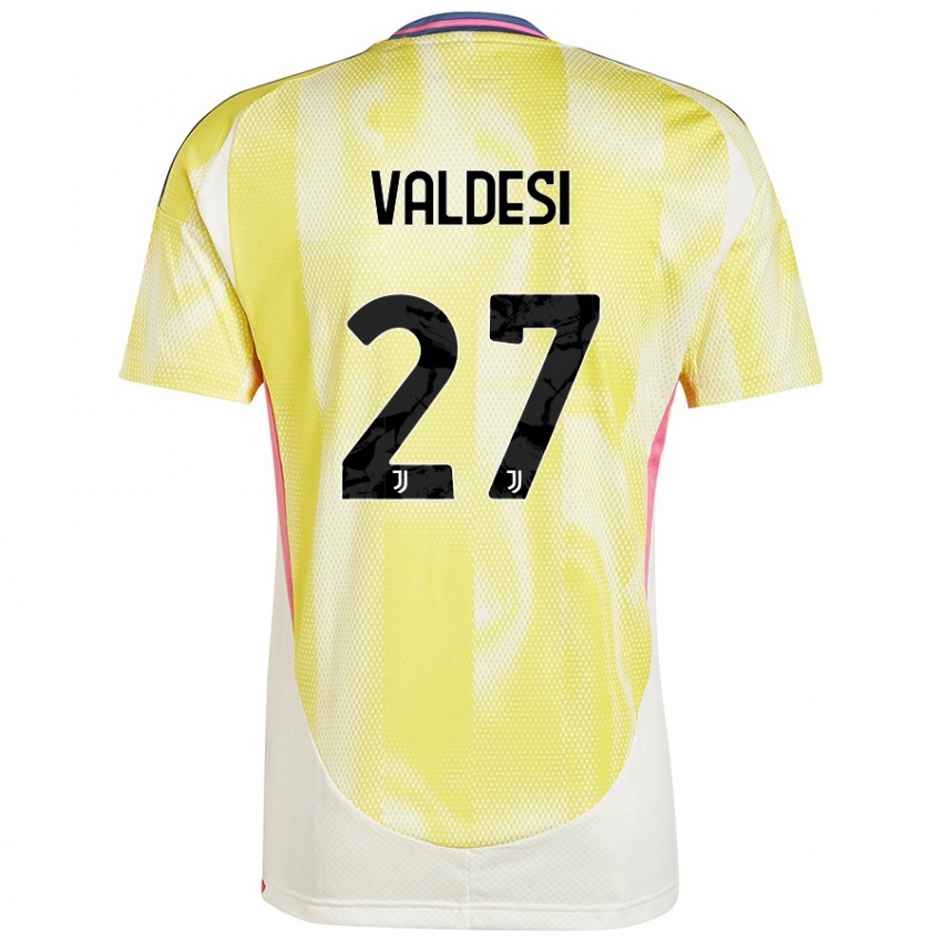 Niño Camiseta Andrea Valdesi #27 Amarillo Solar 2ª Equipación 2024/25 La Camisa México