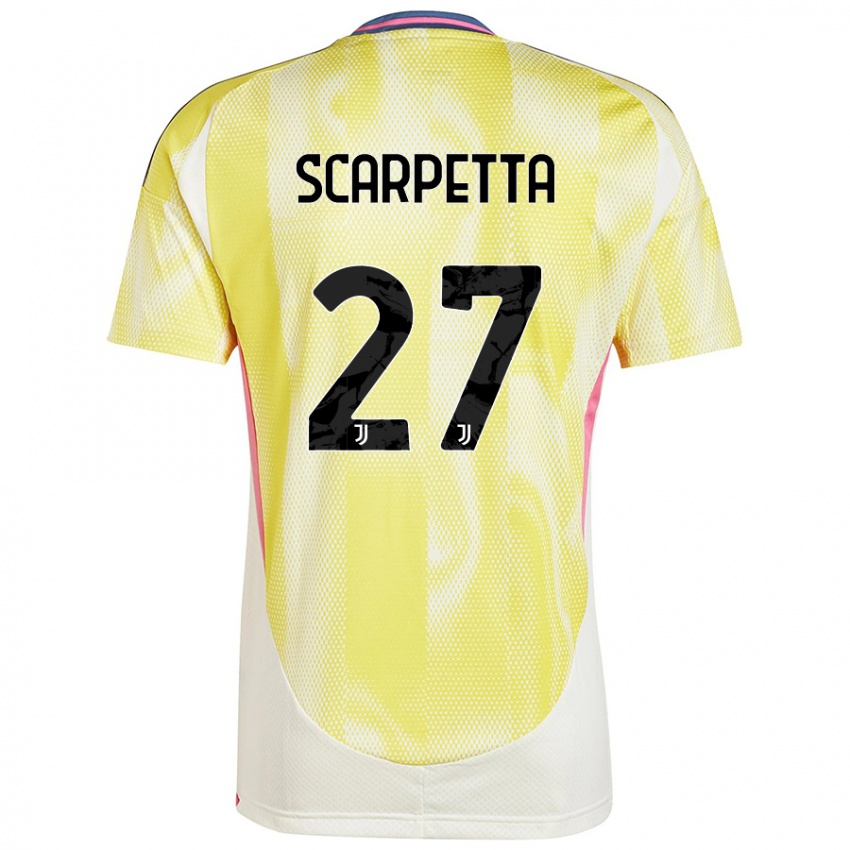 Niño Camiseta Jacopo Scarpetta #27 Amarillo Solar 2ª Equipación 2024/25 La Camisa México