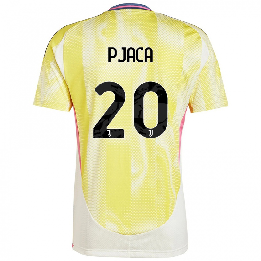 Niño Camiseta Marko Pjaca #20 Amarillo Solar 2ª Equipación 2024/25 La Camisa México