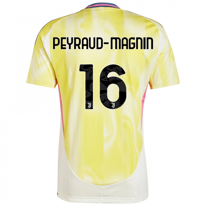 Niño Camiseta Pauline Peyraud-Magnin #16 Amarillo Solar 2ª Equipación 2024/25 La Camisa México