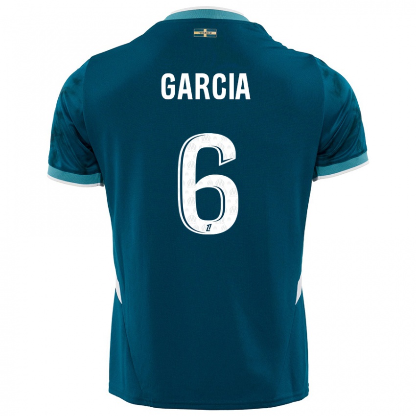 Niño Camiseta Ulisses Garcia #6 Azul Turquesa 2ª Equipación 2024/25 La Camisa México