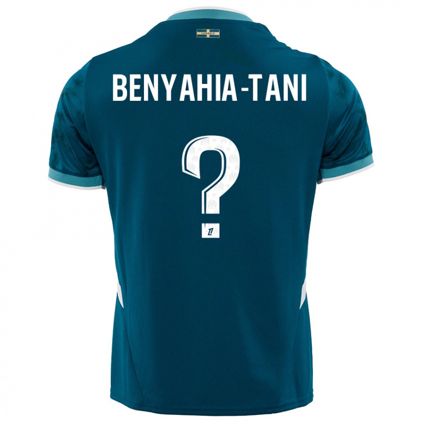 Niño Camiseta Aylan Benyahia-Tani #0 Azul Turquesa 2ª Equipación 2024/25 La Camisa México