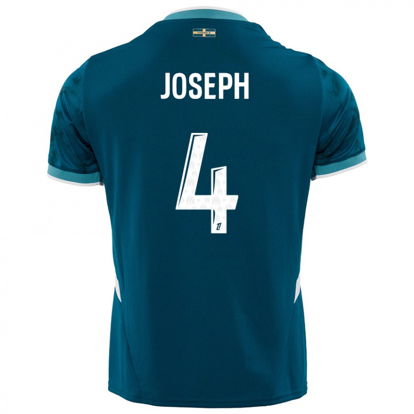 Niño Camiseta Tabita Joseph #4 Azul Turquesa 2ª Equipación 2024/25 La Camisa México