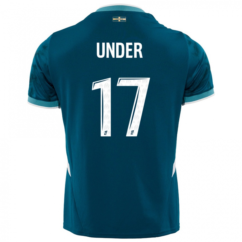 Niño Camiseta Cengiz Under #17 Azul Turquesa 2ª Equipación 2024/25 La Camisa México