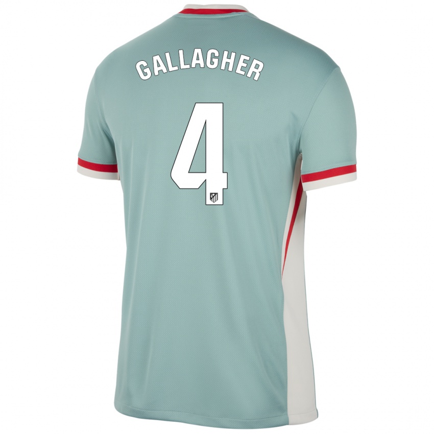 Niño Camiseta Conor Gallagher #4 Beige Claro Azul 2ª Equipación 2024/25 La Camisa México