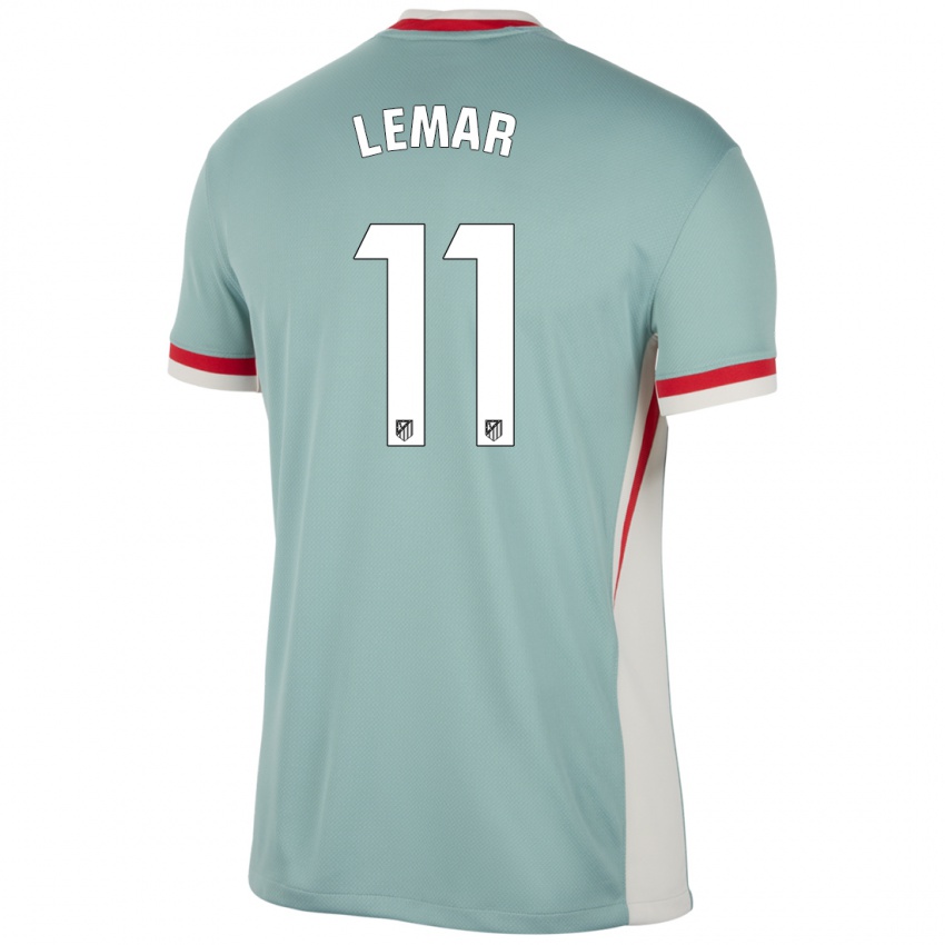 Niño Camiseta Thomas Lemar #11 Beige Claro Azul 2ª Equipación 2024/25 La Camisa México