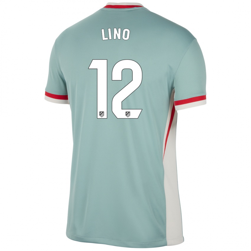 Niño Camiseta Samuel Lino #12 Beige Claro Azul 2ª Equipación 2024/25 La Camisa México