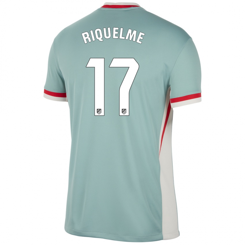 Niño Camiseta Rodrigo Riquelme #17 Beige Claro Azul 2ª Equipación 2024/25 La Camisa México