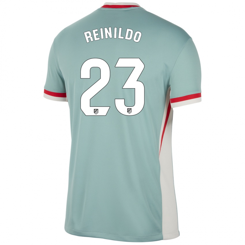 Niño Camiseta Reinildo Mandava #23 Beige Claro Azul 2ª Equipación 2024/25 La Camisa México