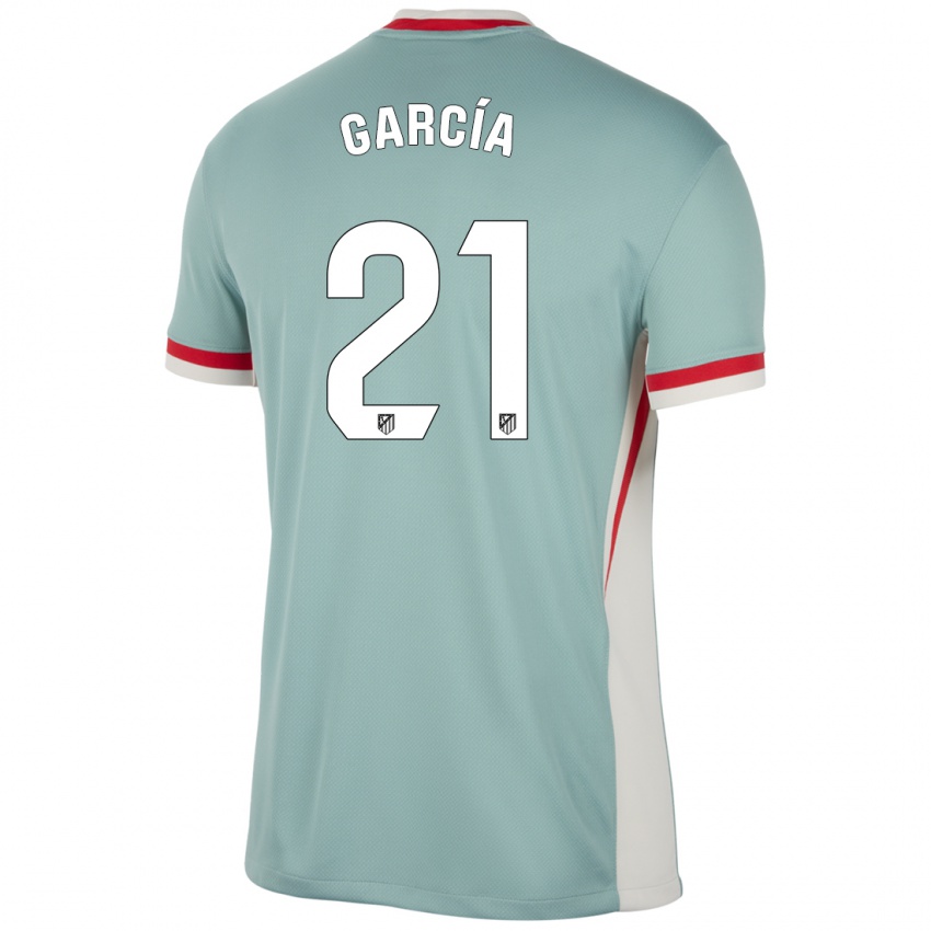 Niño Camiseta Ale García #21 Beige Claro Azul 2ª Equipación 2024/25 La Camisa México