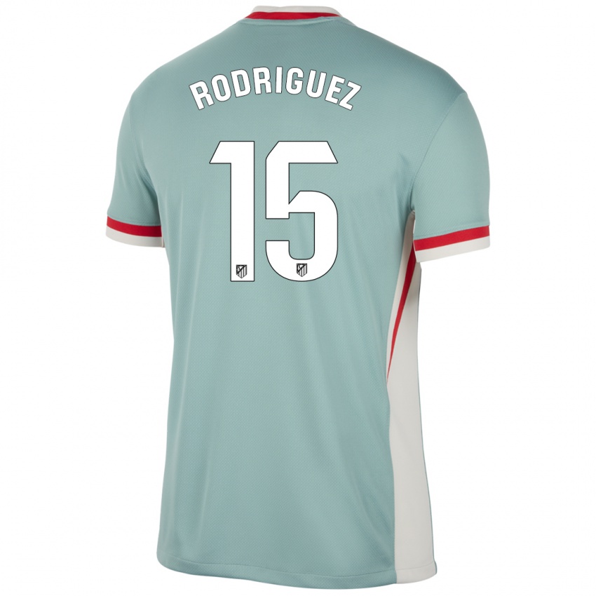 Niño Camiseta Cinta Rodríguez #15 Beige Claro Azul 2ª Equipación 2024/25 La Camisa México