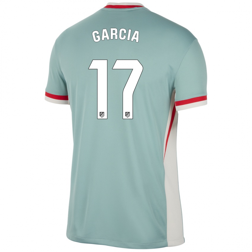 Niño Camiseta Gaby García #17 Beige Claro Azul 2ª Equipación 2024/25 La Camisa México