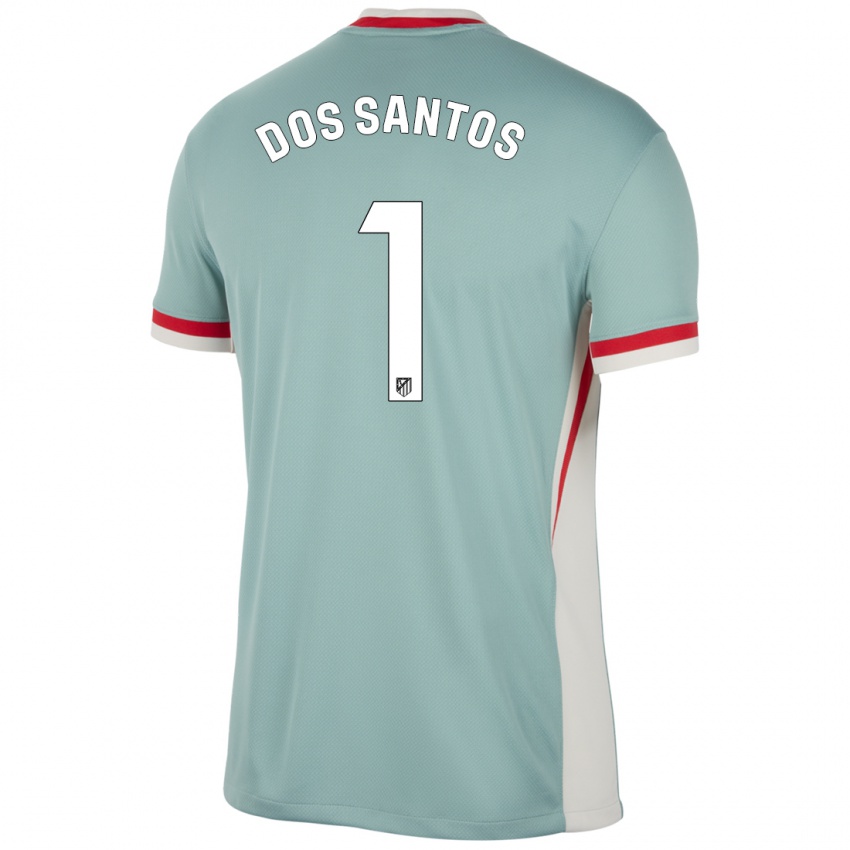 Niño Camiseta Alex Dos Santos #1 Beige Claro Azul 2ª Equipación 2024/25 La Camisa México