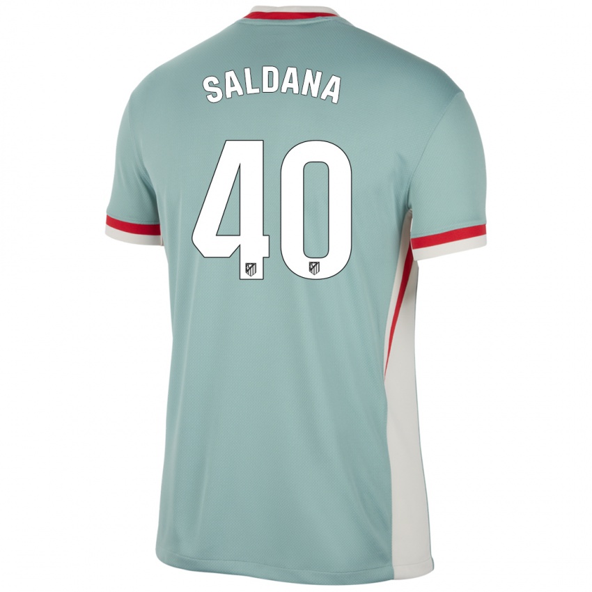 Niño Camiseta Jose Saldana #40 Beige Claro Azul 2ª Equipación 2024/25 La Camisa México