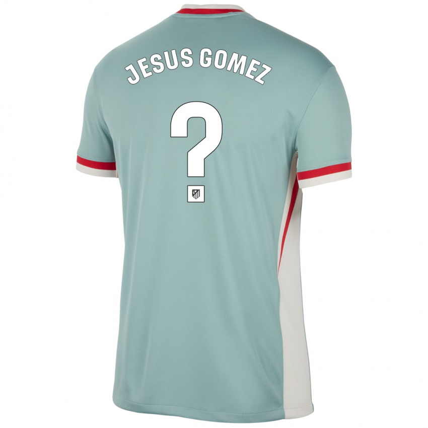 Niño Camiseta Jesus Gomez #0 Beige Claro Azul 2ª Equipación 2024/25 La Camisa México