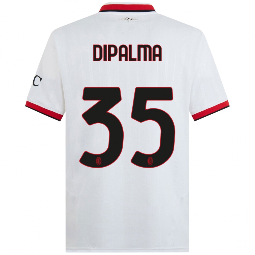 Niño Camiseta Matteo Dipalma #35 Blanco Negro Rojo 2ª Equipación 2024/25 La Camisa México