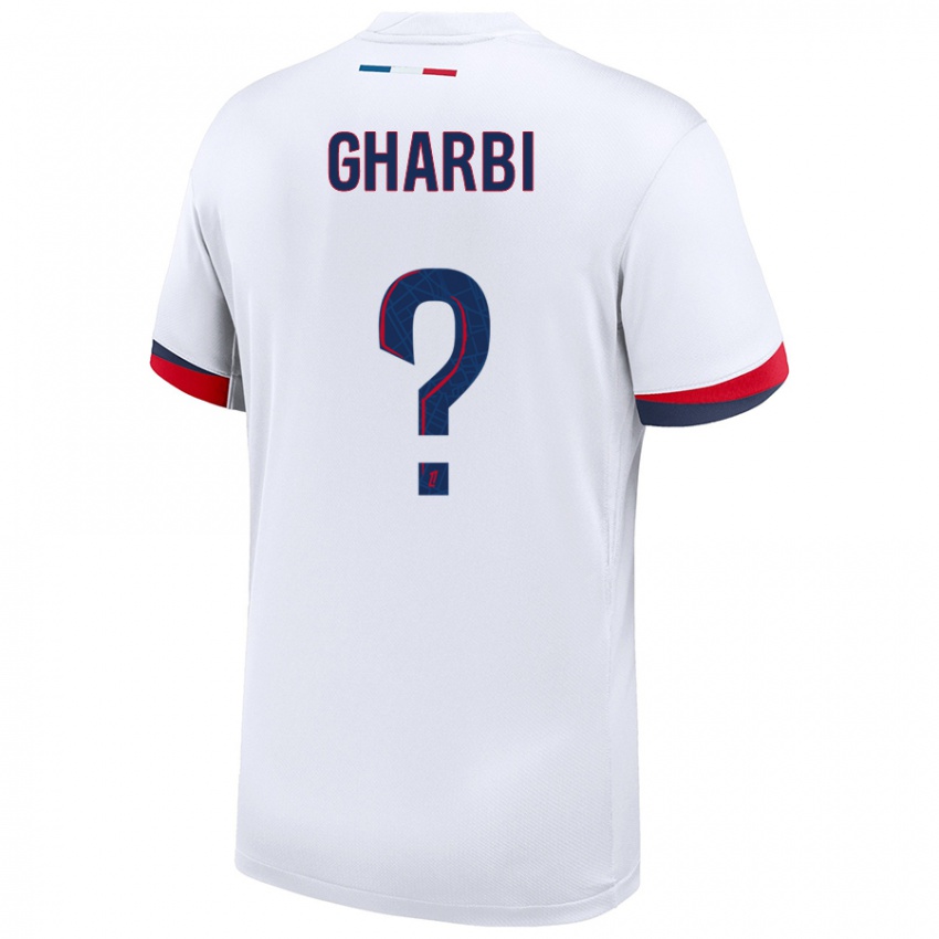 Niño Camiseta Ismael Gharbi #0 Blanco Azul Rojo 2ª Equipación 2024/25 La Camisa México