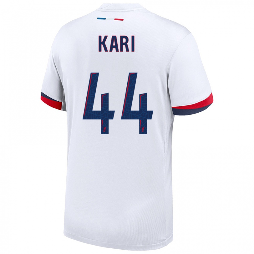 Niño Camiseta Ayman Kari #44 Blanco Azul Rojo 2ª Equipación 2024/25 La Camisa México