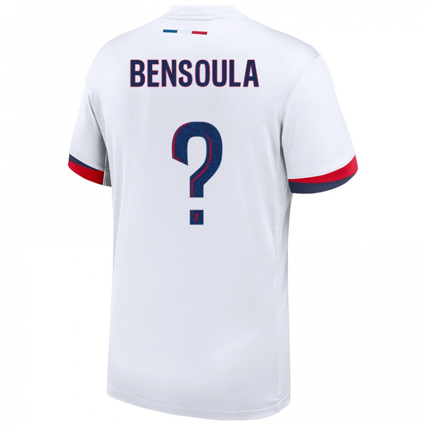 Niño Camiseta Kamil Bensoula #0 Blanco Azul Rojo 2ª Equipación 2024/25 La Camisa México