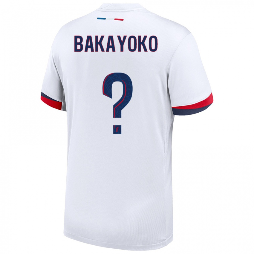 Niño Camiseta Ibrahim Bakayoko #0 Blanco Azul Rojo 2ª Equipación 2024/25 La Camisa México