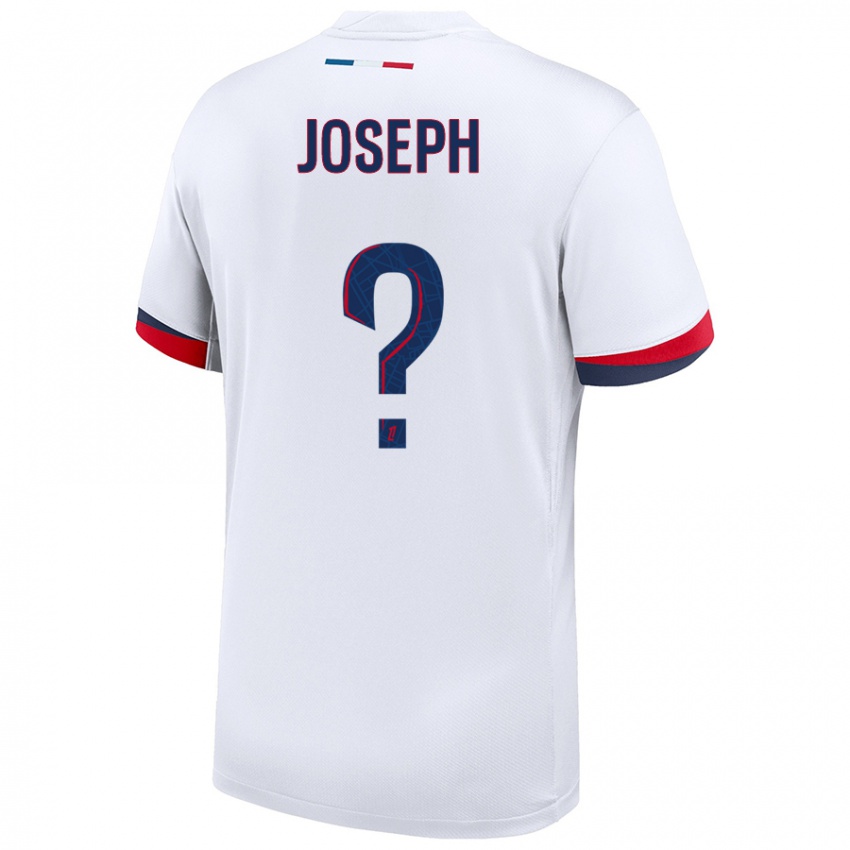 Niño Camiseta Amelie Joseph #0 Blanco Azul Rojo 2ª Equipación 2024/25 La Camisa México