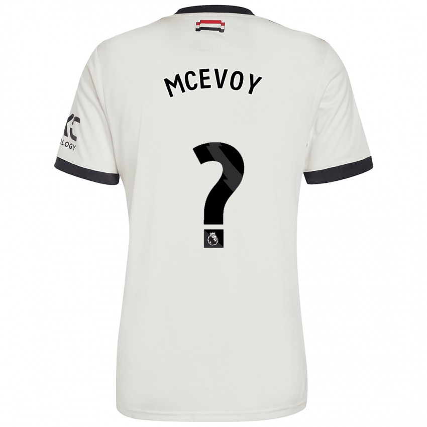 Niño Camiseta Jay Mcevoy #0 Blanquecino Equipación Tercera 2024/25 La Camisa México