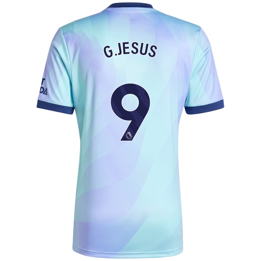 Niño Camiseta Gabriel Jesus #9 Agua Equipación Tercera 2024/25 La Camisa México