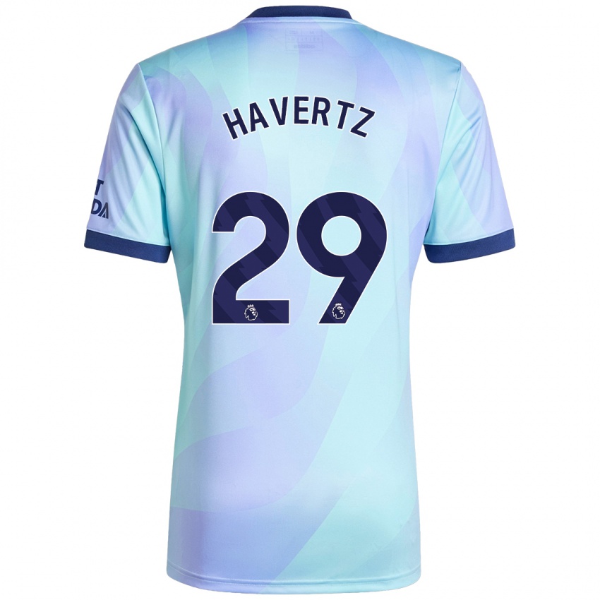 Niño Camiseta Kai Havertz #29 Agua Equipación Tercera 2024/25 La Camisa México